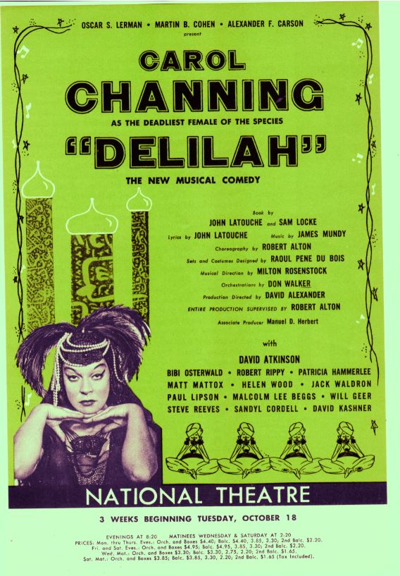 Flyer for Delilah