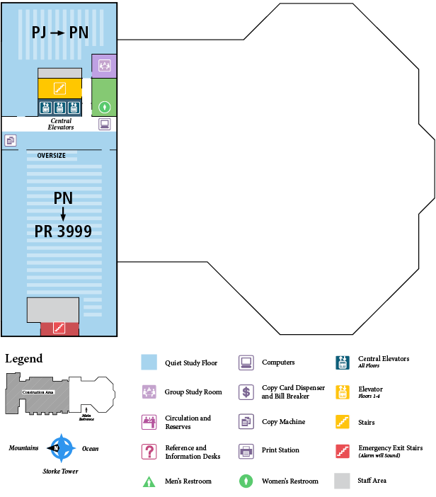 Davidson Library, 7th Floor