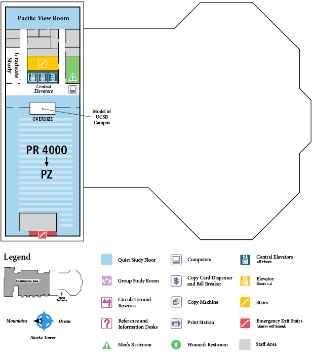Davidson Library, 8th Floor