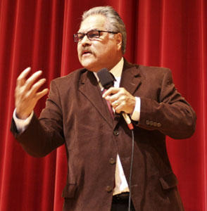 Luis Valdez at the Necessary Theater Conference 