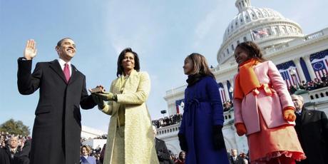 President Obama takes the oath of office