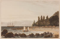 Plate from Thomas and William Daniell, A Picturesque Voyage to India; by the Way