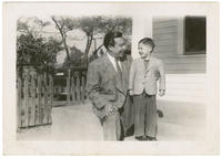 Photograph of Dan Guerrero and his father Lalo Guerrero