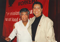 Photograph of Dan Guerrero and Cesar Chavez