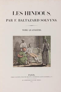 Plate from François Balthazar Solvyns, Les Hindoûs. Paris, L'auteur, 1808-1812.