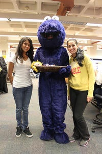 Cookie Monster and friends