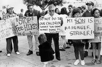 Photograph of UCSB Hunger Strike, 1989