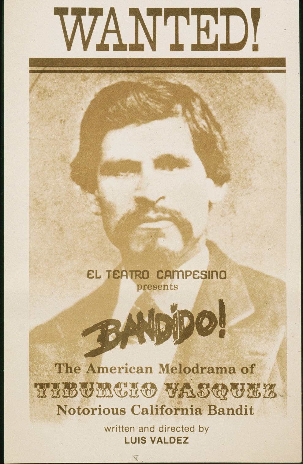 A theatrical poster for the 20th century melodrama “Bandido!”