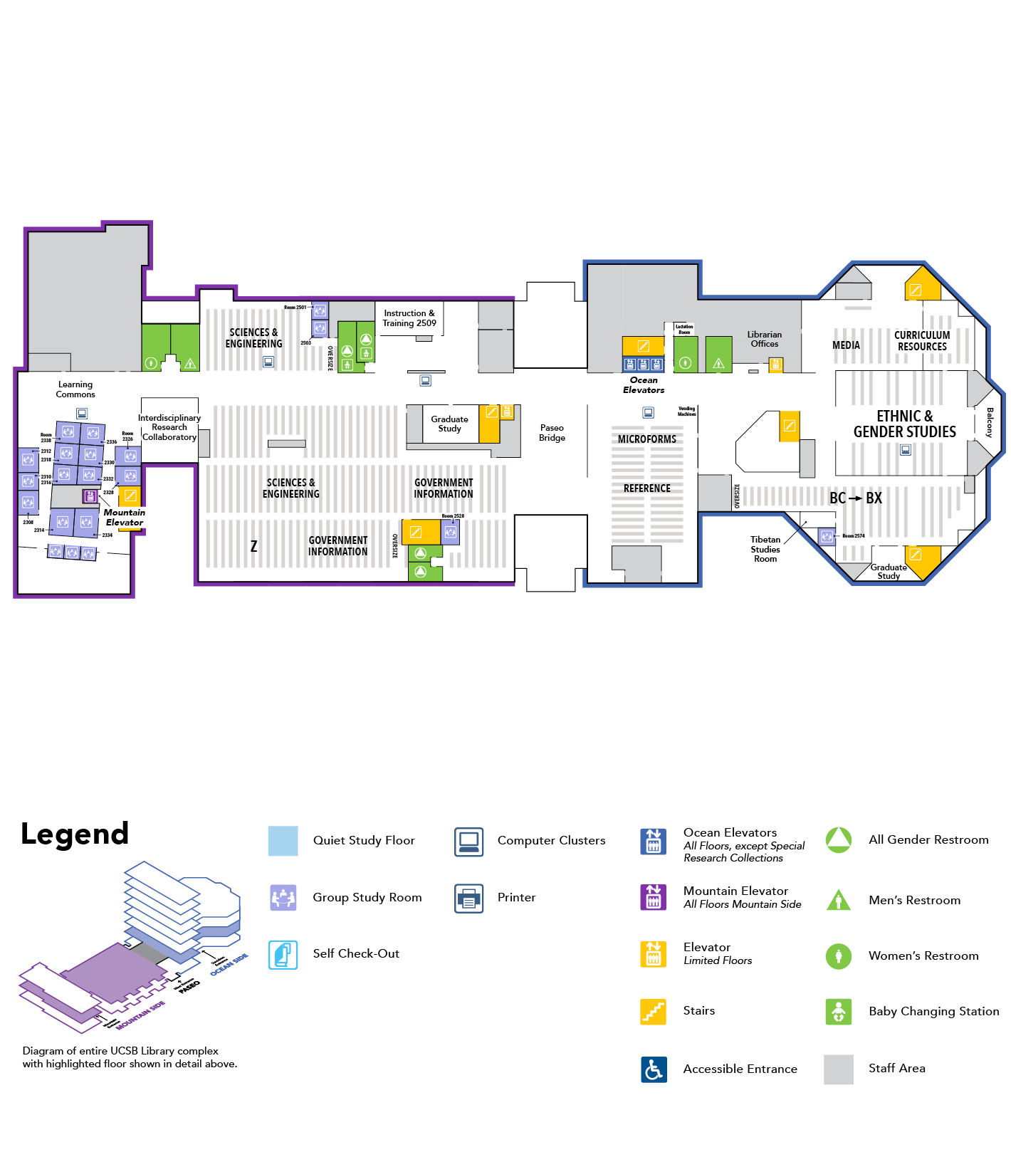 map of floor 2