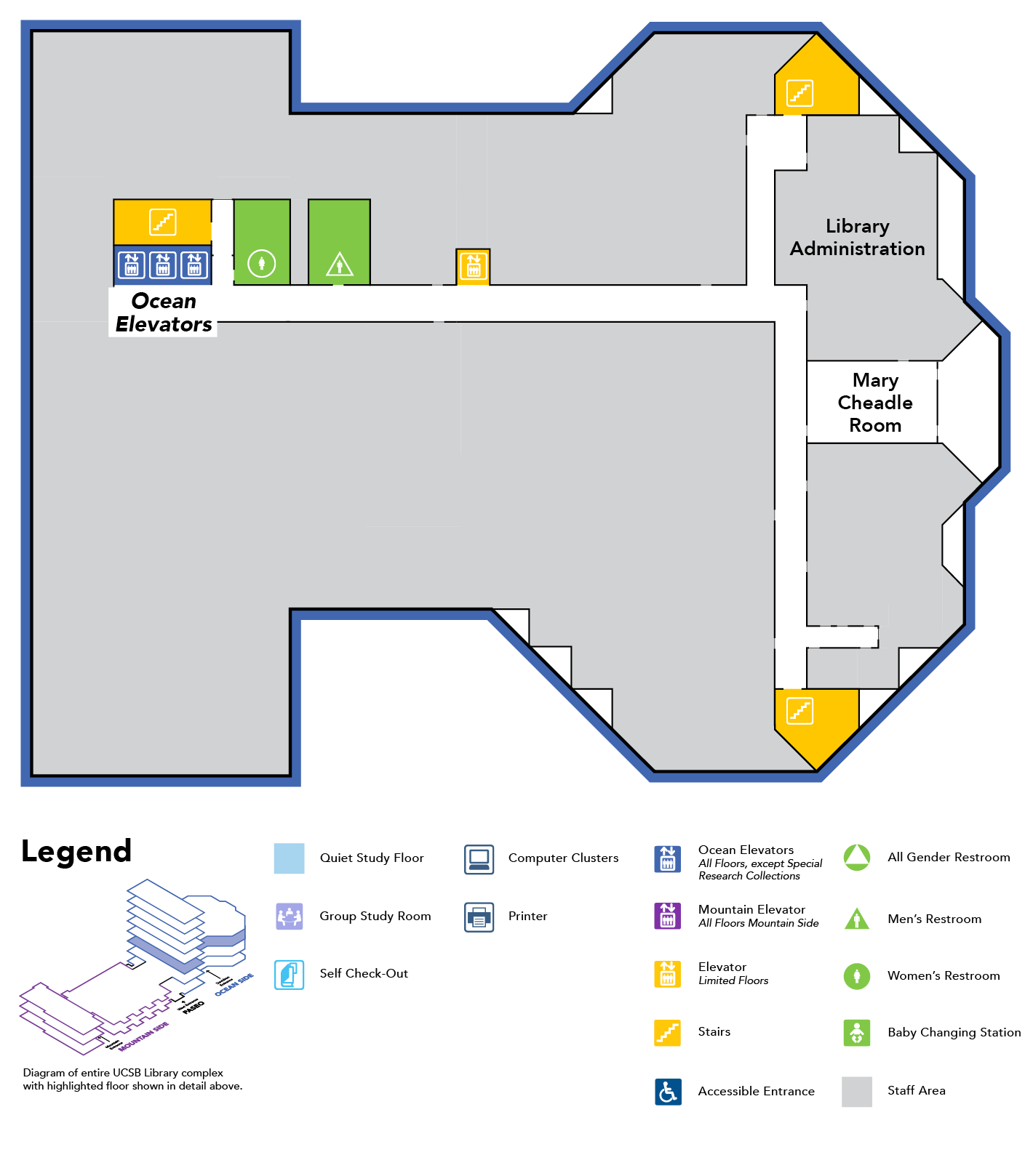 map of floor 3 Ocean Side
