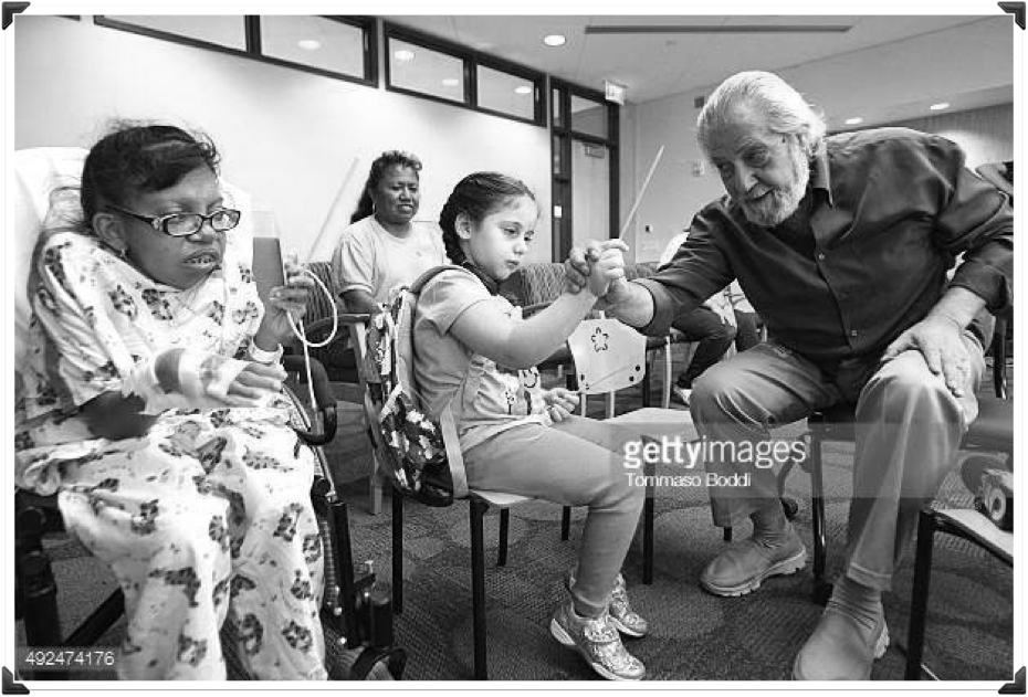 Arthur teaching children how to conduct