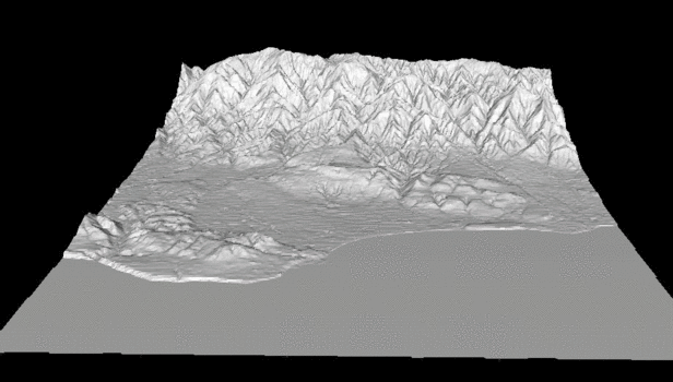 Example of a Digital Elevation Model