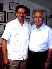 Sal Güereña with Miguel Mendez