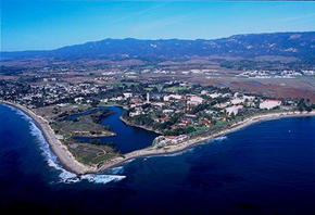 New color photo of UCSB campus