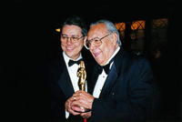 Photograph of Dan Guerrero and his father Lalo Guerrero, 1998