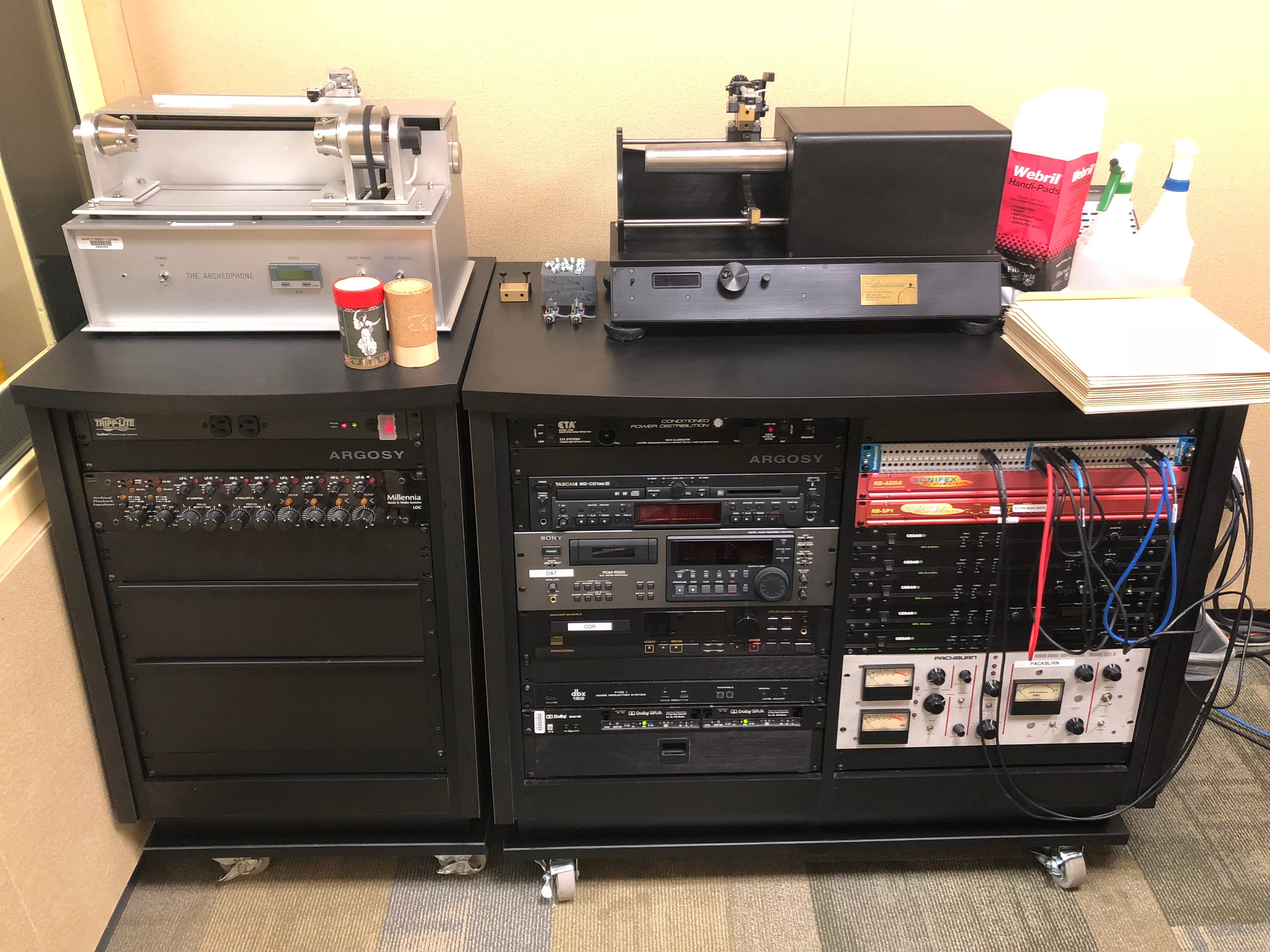 Archeopone and CPS1 cylinder playback eqiupment