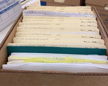 Organized correspondence from the Luis Rodriguez papers