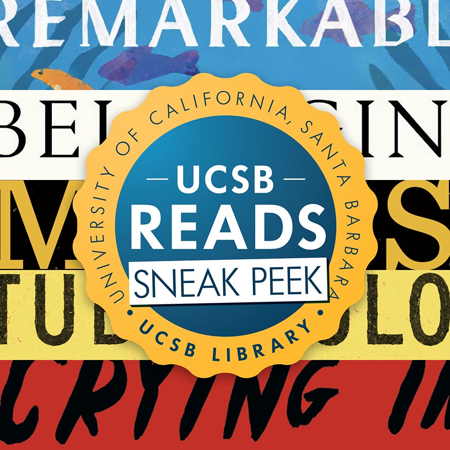 UCSB Reads 2026 Shortlist Graphic