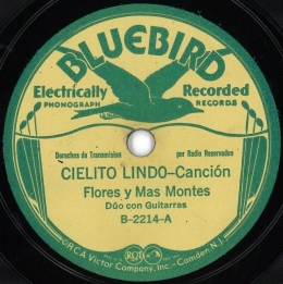 Bluebird recording. 