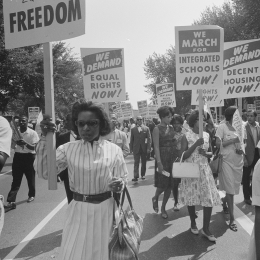 March on Washington protesters. 