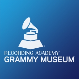 Recording Academy Grammy Museum Logo on blue gradient