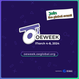 Open Education Week 2024 graphic
