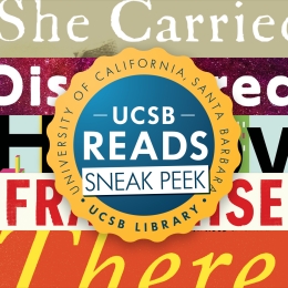 UCSB Reads 23 Sneak Peek book covers