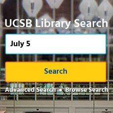 Image of the new UCSB Library Search online