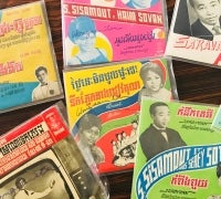 Cambodian pre-Khmer Rouge era album covers