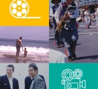 Grid of images from Santa Barbara Community Archives home movies