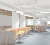 Architectural Rendering of New Arts Library