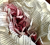 Image of peony artist book