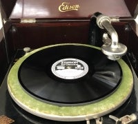 Edison record and record player