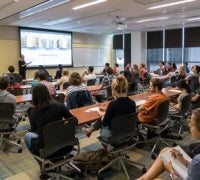 UCSB Library classroom