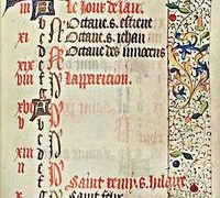 Page from the Santa Barbara Book of Hours (France c. 1480)
