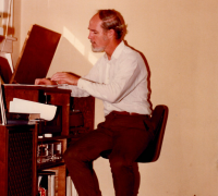 Robert O'Brien playing records.