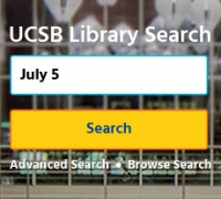 Image of the new UCSB Library Search online