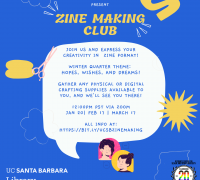 Zine Making Club Flyer 