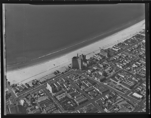 Aerial view of Long Beach